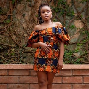 Kwera Mussiime African Print Short Dress